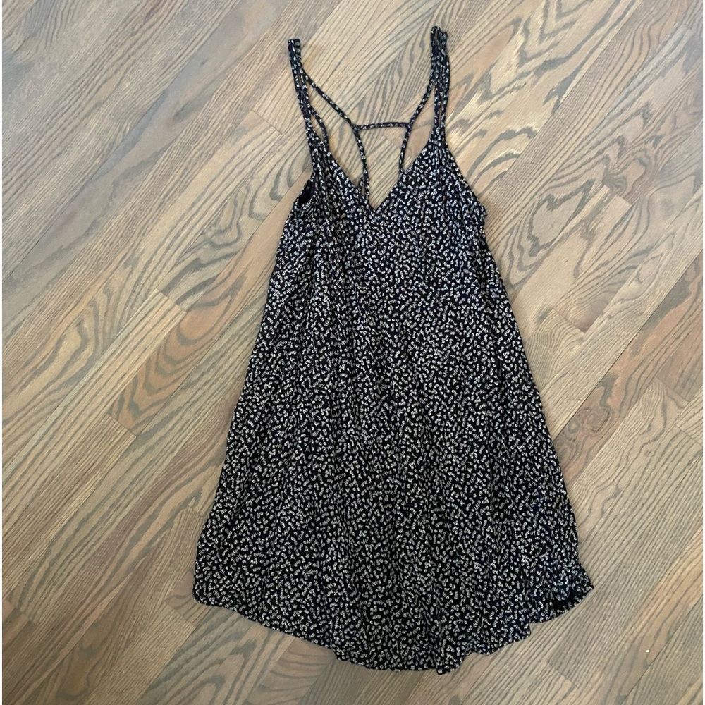 Abercrombie Black and White Floral Mini Dress